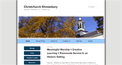 Desktop Screenshot of christchurchshrewsbury.org